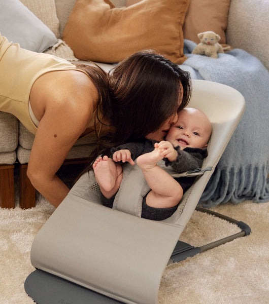 Aurevia™ Foldable Baby Rocker with 3-Level Height Adjustment & Toys