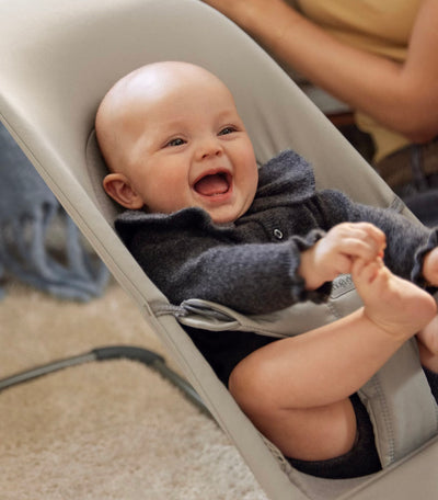 Aurevia™ Foldable Baby Rocker with 3-Level Height Adjustment & Toys