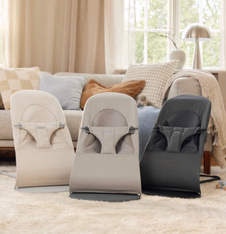 Aurevia™ Foldable Baby Rocker with 3-Level Height Adjustment & Toys