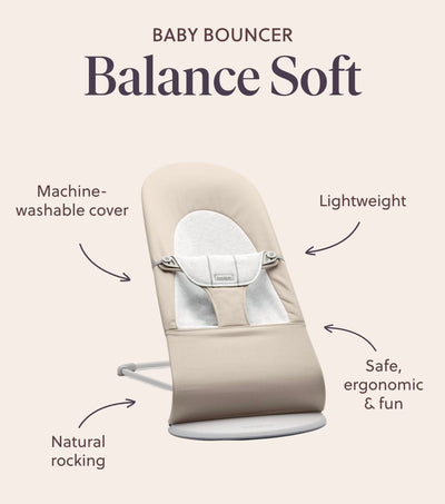Aurevia™ Foldable Baby Rocker with 3-Level Height Adjustment & Toys