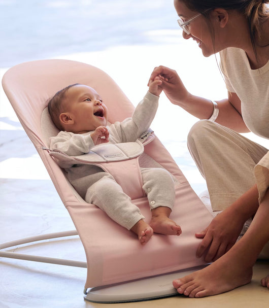 Aurevia™ Foldable Baby Rocker with 3-Level Height Adjustment & Toys