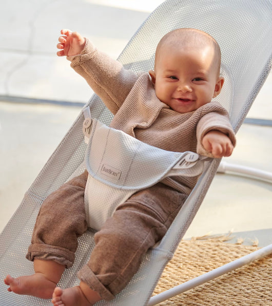 Aurevia™ Foldable Baby Rocker with 3-Level Height Adjustment & Toys
